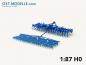 Preview: Fortschritt Feingrubber B231 + Ackeregge schwer B324 Arbeitsstellung blau
